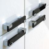 TRANSFORMER Ручка-скоба 160мм хром/черный UA6604AOB/160, фото 2