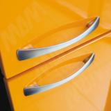 Ручка-скоба 128мм хром матовый UN9008/128, фото 1