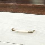 SCANDI Ручка-скоба 128мм бронза состаренная/керамика UP16.128.G00AB.MLK.0, фото 2