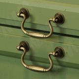 RUSTICO Ручка-скоба 80мм бронза состаренная UR2102GAE/80, фото 1