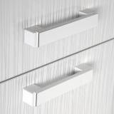 RITTO Ручка-скоба 160мм белый с шлиф. гранями US48R16/160, фото 1