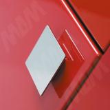 Ручка-кнопка 16мм хром матовый UU7408, фото 1