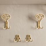 ROME Крючок трехрожковый cлоновая кость/золото винтаж WAP.801.000.00V5, фото 1