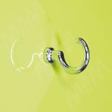 Крючок однорожковый хром WK1104, фото 1