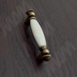 Ручка-скоба 96мм бронза состаренная/керамика молочная WMN.09.01.00.096.D1, фото 2