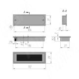 Ручка-раковина 96мм черный матовый WMN.552.096.00N4, фото 4