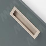 Ручка-раковина 128мм никель матовый WMN.552.128.006B, фото 3