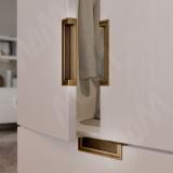 Ручка-раковина 128мм бронза состаренная WMN.554.128.00D1, фото 5