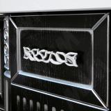 Ручка-скоба 128мм белый/серебро винтаж WMN.688.128.00V4, фото 1