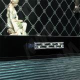 Ручка-скоба 128мм хром с кристаллами Сваровски WMN.694.128.KR02, фото 1