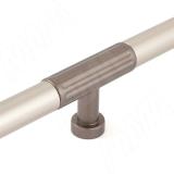 Ручка-рейлинг 1800мм никель матовый/бронза alucover WMN.884.1800.6BG7, фото 2