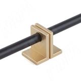 Ручка-рейлинг 900мм черный матовый/латунь WMN.906.900.N46C, фото 2