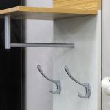 Крючок двухрожковый хром матовый WP1808, фото 1