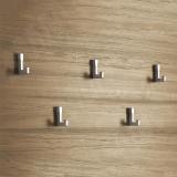 Крючок однорожковый хром матовый WP37.G8, фото 1