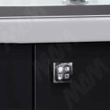 Ручка-кнопка хром с кристаллами WPO.655.000.KR02, фото 1