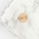 Ручка-кнопка латунь WPO.893.000.006C, фото 3