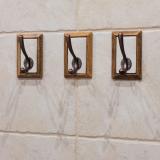 ZAMPA Крючок двухрожковый бронза состаренная WR4535, фото 1