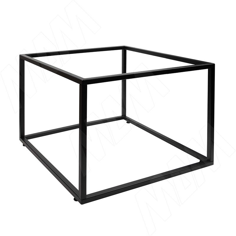 

Металлокаркас-стол журнальный 600x600x450мм, черный (RAL 9005, муар) (MF.22.600x600x450.BLC), Металлокаркас-стол журнальный 600x600x450мм, черный (RAL 9005, муар)