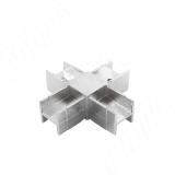 Соединитель 4-х труб внутренний, хром (для трубы толщиной 1.1-1.2 мм)