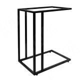Металлокаркас-стол журнальный 550x350x650мм, черный (RAL 9005, муар)