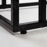 Металлокаркас-стол журнальный 550x350x650мм, черный (RAL 9005, муар) MF.07.550x350x650.BLC, фото 2