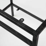 Металлокаркас-тумба напольная 600x700x480мм для раковины, черный (RAL 9005, муар) MF.09.600х700х480.BLC, фото 1