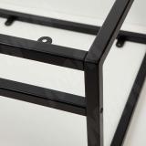 Металлокаркас-тумба подвесная 800x330x480мм для раковины, черный (RAL 9005,муар) MF.10.800х330х480.BLC, фото 1