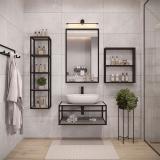 Металлокаркас-стеллаж 250х1300х340мм на 5 полок, черный (RAL 9005, муар) MF.12.250х1300х340.BLC, фото 2