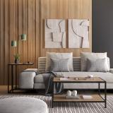 Металлокаркас-стол журнальный 900x450x440мм черный (RAL 9005, муар) MF.13.900x450x440.BLC, фото 2