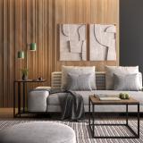 Металлокаркас-стол журнальный 600x600x450мм, черный (RAL 9005, муар) MF.22.600x600x450.BLC, фото 3