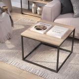 Металлокаркас-стол журнальный 600x600x450мм, черный (RAL 9005, муар) MF.22.600x600x450.BLC, фото 2