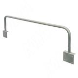 Ограждение D20, L1102мм, H280мм, крепление-фланец 100*80, хром матовый OGR 02