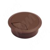 Заглушка кабель-канала, пластиковая, круглая, d=60 мм, светло-коричневая RTK008/LB