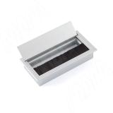 Заглушка кабель-канала, алюминиевая, 160х80 мм, серебро ALM-RC-160.AL, фото 1