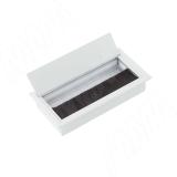 Заглушка кабель-канала, алюминиевая, 160х80 мм, белый ALM-RC-160.WH, фото 1