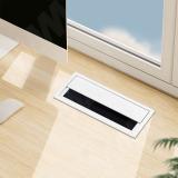 Заглушка кабель-канала, алюминиевая, 160х80 мм, белый ALM-RC-160.WH, фото 2