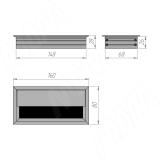 Заглушка кабель-канала, алюминиевая, 160х80 мм, белый ALM-RC-160.WH, фото 3