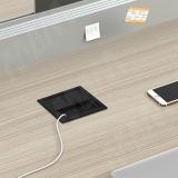 Заглушка кабель-канала, алюминиевая, 80х80 мм, черный ALM-SQ-80.BL, фото 2