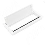 Заглушка кабель-канала, алюминиевая, двойная, 307х152 мм, белый DBO-TW-310.WH, фото 1