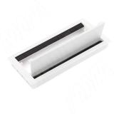 Заглушка кабель-канала, алюминиевая, двойная, 307х152 мм, белый DBO-TW-310.WH, фото 2