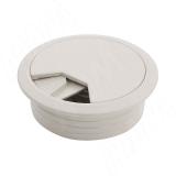 Заглушка кабель-канала, пластиковая, круглая, d=60 мм, серая RTK008G, фото 1