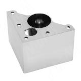 Опора декоративная Н60+18мм хром ADJ10.060.CR