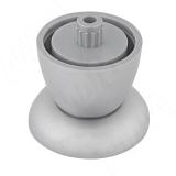 Опора декоративная Н42+10мм хром матовый ADJ3.040.CM