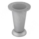 Опора декоративная Н100+10мм хром матовый ADJ5.100.CM