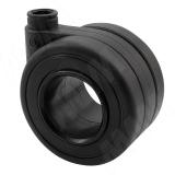 DENVER Опора колесная, прорезиненное колесо, D65 мм, без стопора, черная CST15 BLACK