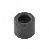 Подпятник круглый D30 мм, h25 мм, под саморез, чёрный