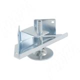 Опора регулируемая M10x63 с поддержкой 2х боковин, универсальная