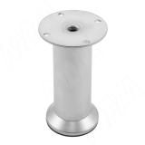 Опора декоративная D35мм, Н120+10мм хром матовый NZ4708 120ММ