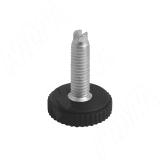 Ножка мебельная, М6x20, черная