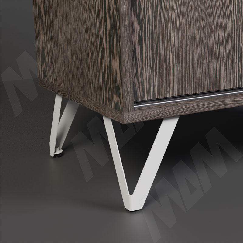 Опора декоративная Н150+10мм белый матовый фото товара 4 - ADJ16.150.WHT